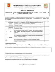PARA SER LLENADO POR LOS PROVEEDORES