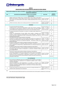 Anexo C. De obligaciones para establecimientos ubicados en zona