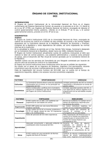Control Institucional - Universidad Nacional de Piura
