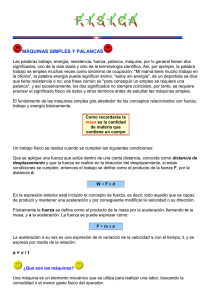 máquinas simples y palancas