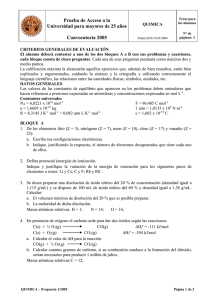 Prueba de Acceso a la Universidad para mayores de 25 años