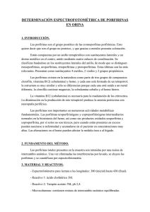 PORFIRINAS EN ORINA Lucia
