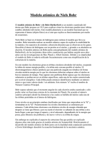 Modelo atómico de Niels Bohr