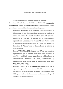 Caracter facultativo u obligatorio en normas de calidad