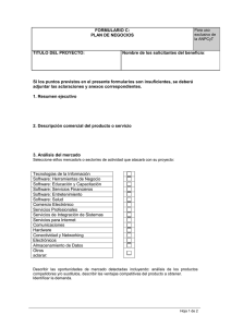 Formulario C - Becas Jovenes Profesionales TICs 2013