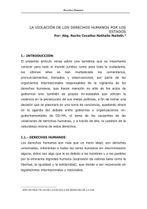 LA VIOLACIÓN DE LOS DERECHOS HUMANOS