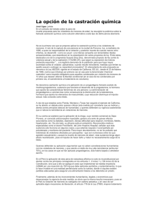 La opción de la castración química, José Ugaz