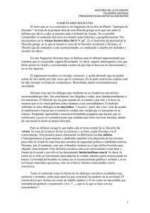 COMENTARIO SÓCRATES