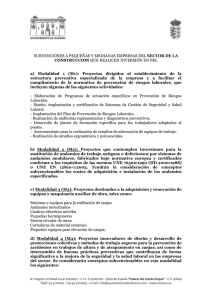 SUBVENCIONES A PEQUEÑAS Y MEDIANAS EMPRESAS DEL