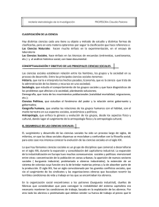 Paradigmas en las ciencias Sociales