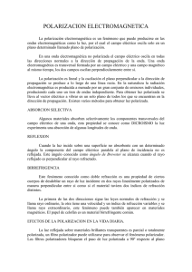 POLARIZACION ELECTROMAGNETICA