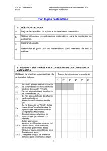 Plan Lógico Matemático.