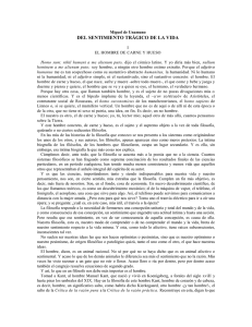 DEL SENTIMIENTO TRÁGICO DE LA VIDA