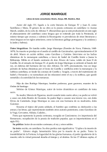 JORGE MANRIQUE