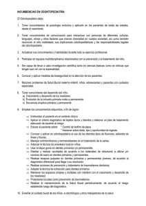 perfil del odontopediatra - Asociación Argentina de Odontología