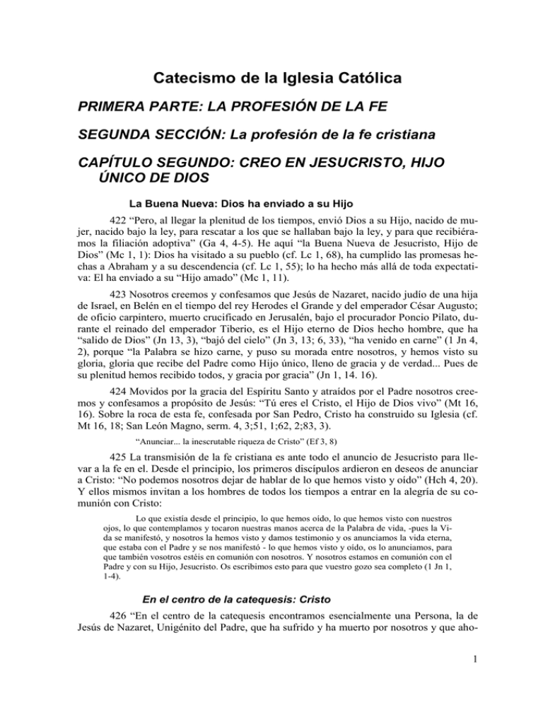 Catecismo de la Iglesia Católica