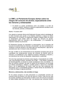 La OMC y el Parlamento Europeo alertan sobre los riesgos del
