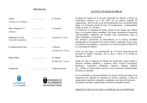 ESCUELA MUNICIPAL DE MUSICA Y DANZA DE ALCOBENAS