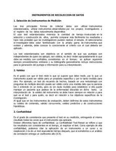 INSTRUMENTOS DE RECOLECCION DE DATOS