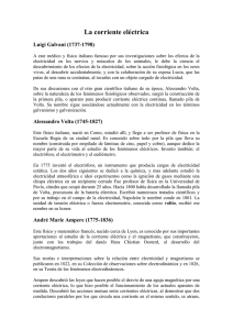 La corriente electrica