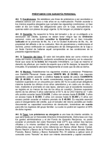 préstamos con garantía personal