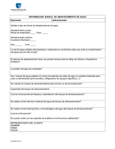 MONITOREO DE CLORO RESIDUAL DEL AGUA EN