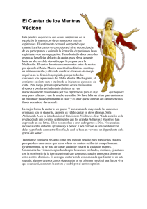 El Cantar de los Mantras Védicos