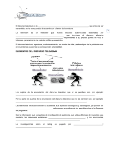 discurso televisivo