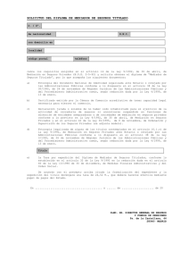 Solicitud del Diploma de Mediador de Seguros Titulado