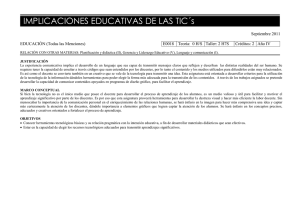 IMPLICACIONES EDUCATIVAS DE LAS TIC´s
