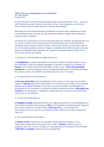 TEST ¿Cómo es tu desempeño en las entrevistas