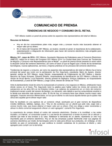 COMUNICADO DE PRENSA TENDENCIAS DE NEGOCIO Y