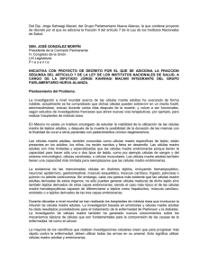 Del Dip. Jorge Kahwagi Macari, del Grupo Parlamentario Nueva