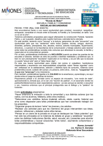 Agenda F,EyC