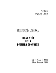 PREPARACIÓN INMEDIATA - Página de la parroquia San Pedro de