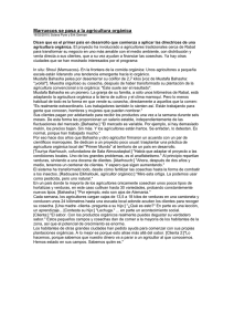 Marruecos se pasa a la agricultura orgánica