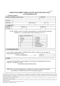 IMPUESTOS SOBRE VEHICULOS DE TRACCION