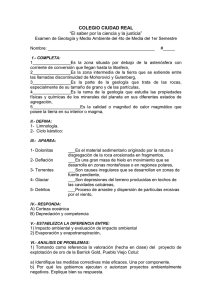 Geologia y Medio Ambiente