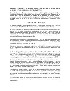 INICIATIVA CON PROYECTO DE DECRETO POR EL QUE SE REFORMA... LA LEY DEL SERVICIO PÚBLICO DE ENERGÍA ELÉCTRICA.