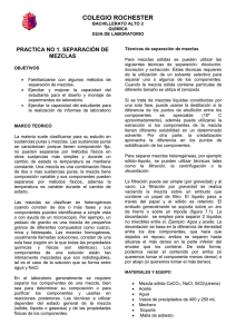 COLEGIO ROCHESTER BACHILLERATO ALTO 2 QUÌMICA GUIA