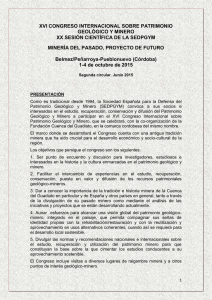 en rojo lo que está pendiente - Fundación Cuenca del Guadiato