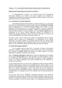 Tema 15: La industria en España