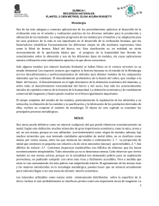 QUÍMICA I RECURSOS NATURALES PLANTEL 2 CIEN METROS