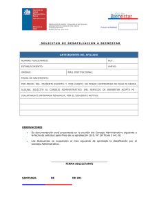 Estando en conocimiento de su reglamentos y de la condicionalidad