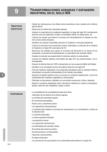 9 T XIX RANSFORMACIONES AGRARIAS Y EXPANSIÓN