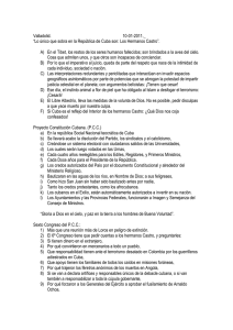 Proyecto Constitución Cubana