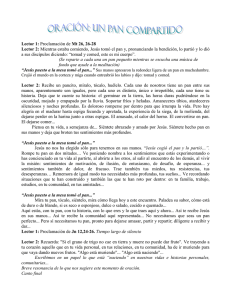 ORACIÓN: un pan compartido
