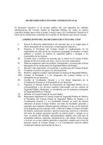 SECRETARIO EJECUTIVO DEL CONSEJO ESTATAL