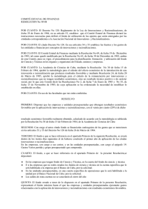 COMITÉ ESTATAL DE FINANZAS