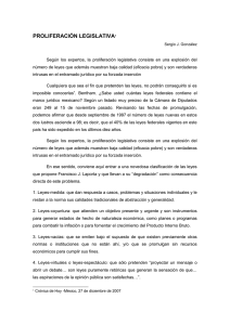 Proliferación Legislativa en México: Análisis y Soluciones